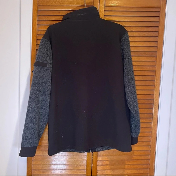 Woolrich Knit Fleece Combination Thick Jacket Multi Pocket Outdoors Warm Size M - Picture 6 of 8